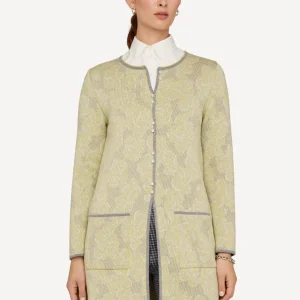 Impressionist Longcardigan in Light yellow