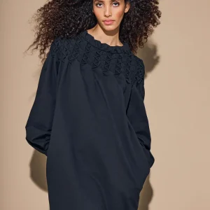 Armargentum Lounge-Dress in Schwarz