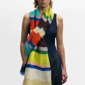 Épice Tuch Style 2345 - Streifen in der Farbe Laggon
