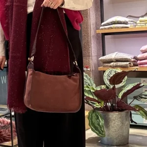 Tiefenbacher Lehmann Tasche midi Brioche in der Farbe Burgundy