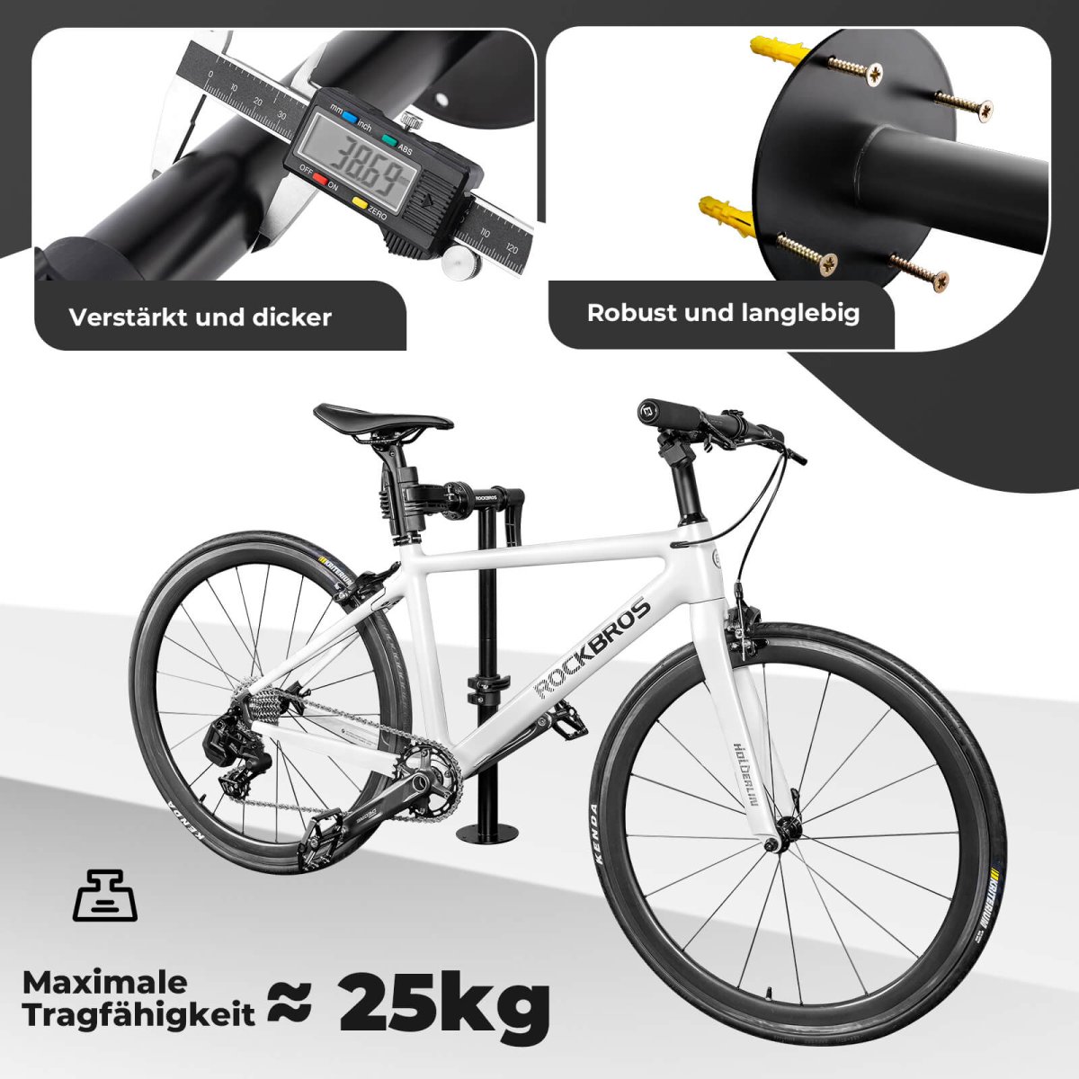 Montageständer Wandhalterung Fahrradhalter 25KG – Bild 7