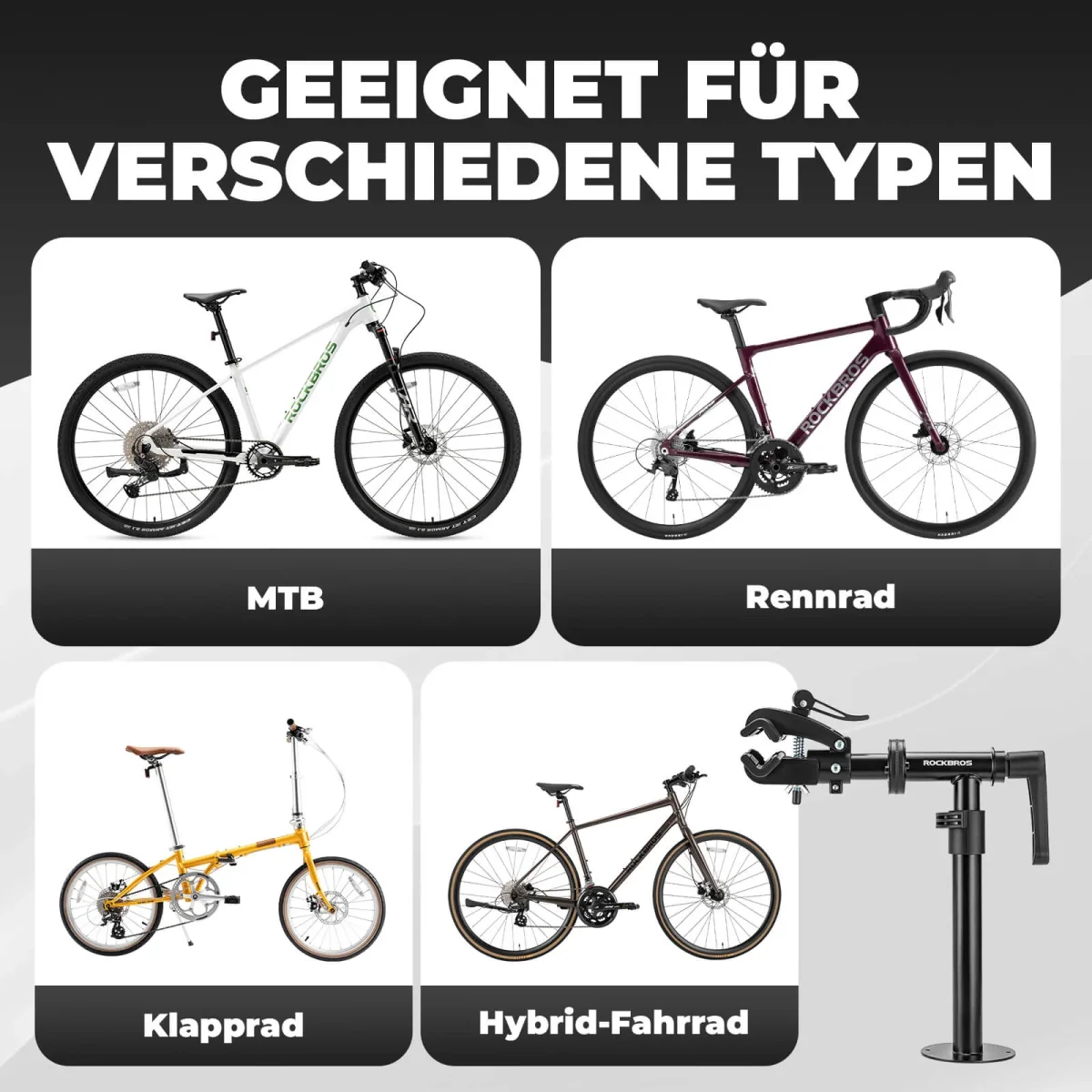 Montageständer Wandhalterung Fahrradhalter 25KG – Bild 8