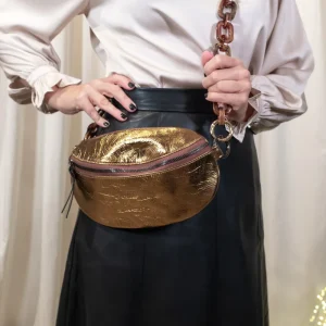 TIEFENBACHER LEHMANN HIP BAG  mini - in maya metallic